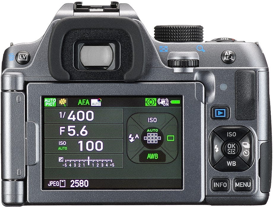 Pentax K-70 DSLR Body, Black